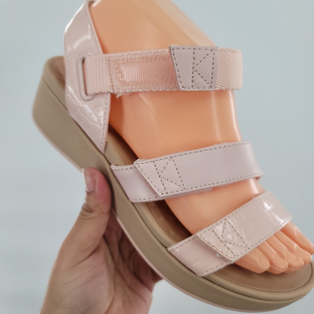 Vionic Misty Adjustable Strappy Wedge Sandals Com… - image 8